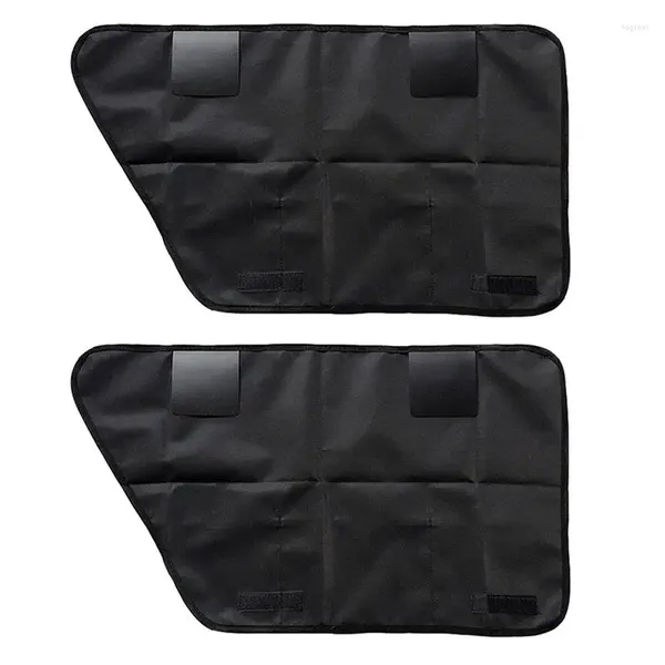 Transportín para perros, 2 uds., alfombrilla protectora para ventana de coche, alfombrillas para puerta, Protector interior para cachorros, cojín resistente a arañazos, accesorios para bebé, asiento trasero