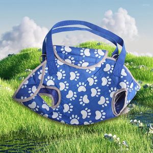 Mochila transportadora para perros, bolso de hombro acogedor para mascotas, accesorios transpirables, bolso portátil con diseño de afloramiento, suministros para gatos