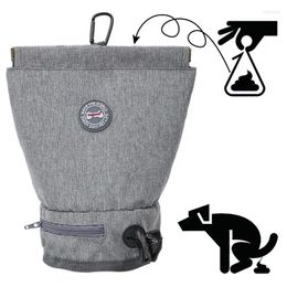 Porte-sac de porte-chiens pour poêt à l'épreuve d'odeur avec une poubelle à ouverture croisée de grande capacité portable