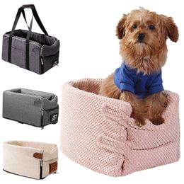 Sac de porte-chiens Pet Silat Seat lit canapé-chien Hauteur de siège de voiture Voyage adapté aux petits chiens porteurs d'animaux de compagnie Kitten Si siège d'auto DLA PSA