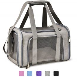 Sacs de transport pour chiens, sac à dos Portable pour animaux de compagnie, messager pour chat, sac de voyage pour petit chien, côté doux et respirant, Mesh254Z