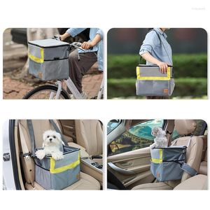 Panier de vélo de porte-chiens Small Cat Carriers Bicycles Bag du guidon