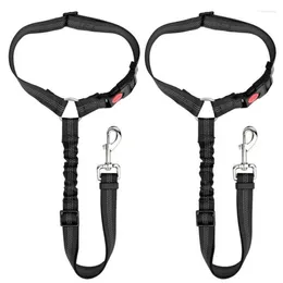 Ceinture de sécurité pour chien, laisse, corde de remorquage, anneau rétractable, élastique, réfléchissant, lumineux, fournitures pour animaux de compagnie, chat