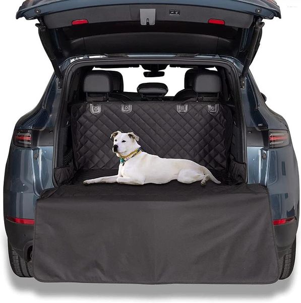 Protector para asiento de coche para perros, estera de maletero de viaje para mascotas, forro de carga impermeable para SUV, Protector de almohadilla transportadora lavable