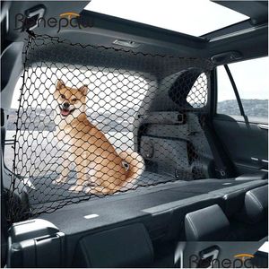 Hondendraagtas Dragers Benepaw Duurzaam Autoveiligheidsnet Verstelbaar Praktisch Huisdier Isolatie Voertuigbeveiliging Voor SUV's Drop Deli Homefavor Dhcnz