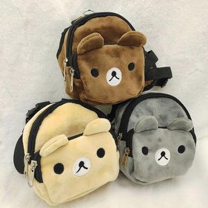 Sac à dos de transport pour chien, dessin animé, pour animaux de compagnie, harnais en peluche réglable et Durable, sac de collation en plein air