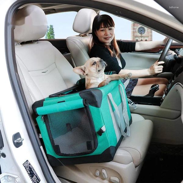 Carrier de chien Cat Portable Pet Trolley Multi-fonction Sac de voyage en plein air avec roues amovibles et poignée