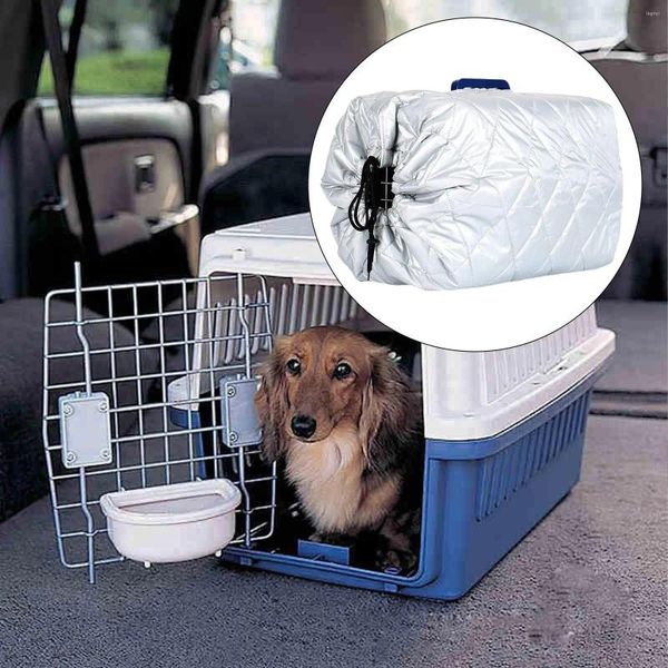 Couverture de caisse de transport pour chien, lavable, thermique pour animaux de compagnie, pour l'extérieur