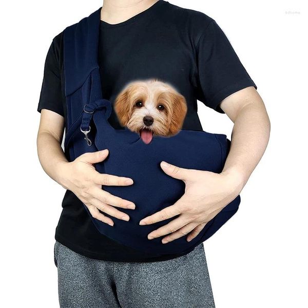 Sac à dos de transport pour chien, sac à dos de voyage transfrontalier pour animaux de compagnie, Portable, respirant, à bandoulière souple, pliable, mains libres