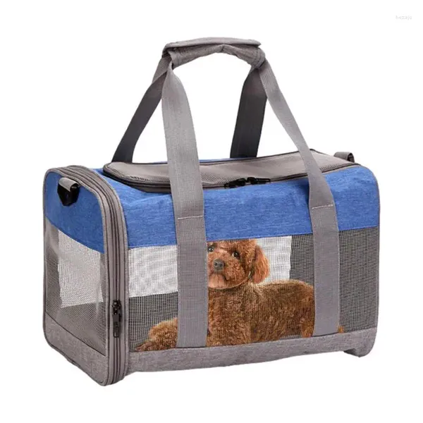 Porte-chien Double ouverture respirant voyage housse de siège de voiture hamac pliant transporteurs pour animaux de compagnie sac de transport pour animaux de compagnie chats chiens Transportin