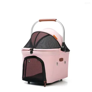 Chien transporteur pliable léger panier pour animaux de compagnie en plein air Portable chat Cage voyage accessoires animaux sac