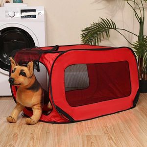 Porte-chien pliable, clôture pour animaux de compagnie, chenil, tente extérieure, rangement