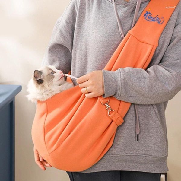 Sac de voyage pour chien et chaton, sac de sortie pour chiens ou chats, fournitures d'extérieur à bandoulière pour animaux de compagnie, transport d'une grande goutte de chat