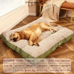 Hondendraagmat om te slapen Volledig afneembaar en wasbaar Geschikte huisdieren het hele jaar door Groot bed Warm huis in de winter