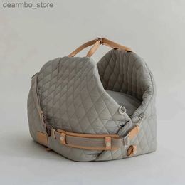 Hondendrager Nieuwe stijl Casual Fashion Luxury Pet Do Cat Carryin Tote Ba Do Car Carrier Booster Seat Pet Carriers L49