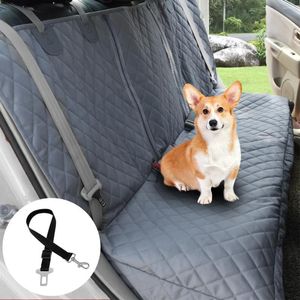 Transportín para perros antideslizante grande para la espalda, cubierta para mascotas, asiento para perros, banco resistente al agua, coche pesado