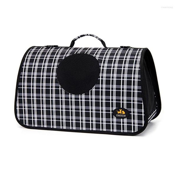 Porte-chien OSOCE doux face animal de compagnie pour chiens chats confort sac fourre-tout sac à dos voyage petits animaux avec dessus et côtés en maille