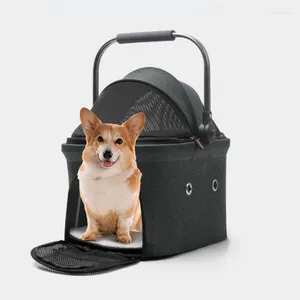 Chien transporteur sac pour animaux de compagnie chat animaux sac à dos sortant transporter chats Double épaule voyage respirant chiot sacs transporteurs fournitures