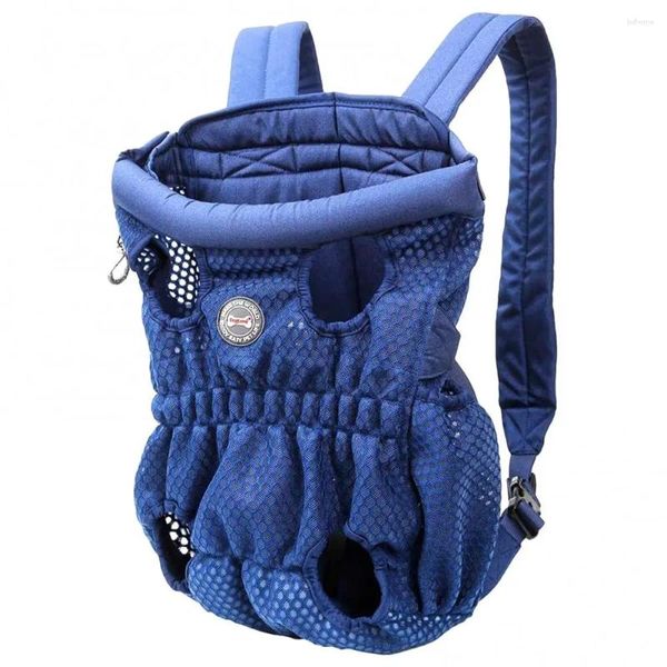 Bolsa transportadora para perros, mochila frontal con patas de viaje para gatos, manos libres, para perros pequeños, medianos y grandes, para caminar, senderismo, bicicleta y motocicleta