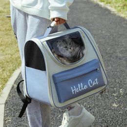 Sac de Transport pour chien et chat, sac à dos Portable en toile respirante, Transport de voyage en plein air pour chats et chiots, fournitures de Transport