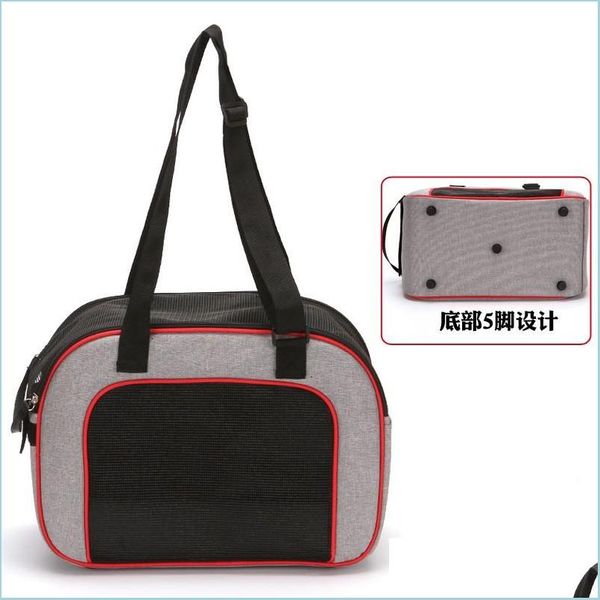 Transporteur de chien Pet Dog Cat Carrier Shoder Bag Front Comfort Travels Tote Single Supplies Résistant à l'usure 24 39Ty Uu Drop Delivery 2022 H Dh40H