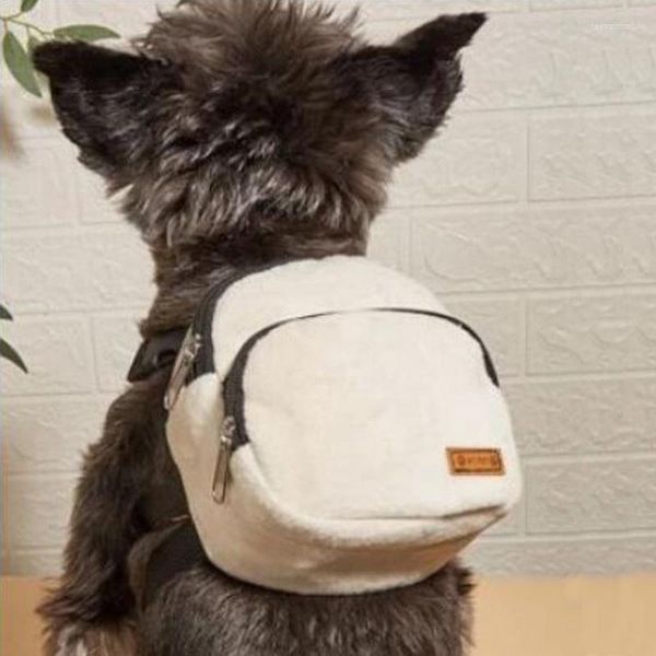 Portador de perros, mochila para mascotas, mochila de pecho pequeña coreana, correa de terciopelo para gatos, merienda para salir