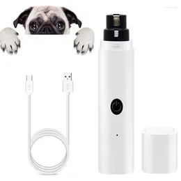 Cortadora de uñas recargable para perros, amoladora con iluminación LED profesional, recortadoras para pequeños, medianos y grandes