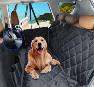 Hondendrager Simple Deluxe autostoelhoes voor waterdichte dierenbeschermer met mesh raam krasvrije stookpunten