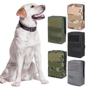 Porte-chien tactique système Molle, pochette médicale de chasse pour harnais 1000D utilitaire EDC outil accessoire sac de taille, étui de téléphone Airsoft