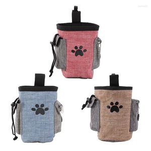 Carrier de perros Treat Bouch Pet Hands Training Free cintura Bolsa de cintura con cordón lleva a cabo bocadillos