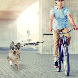 Porte-chiens Walker Bike Leash Pet Supplies rétractables en alliage de vélo rétractable Corde de transport extérieur