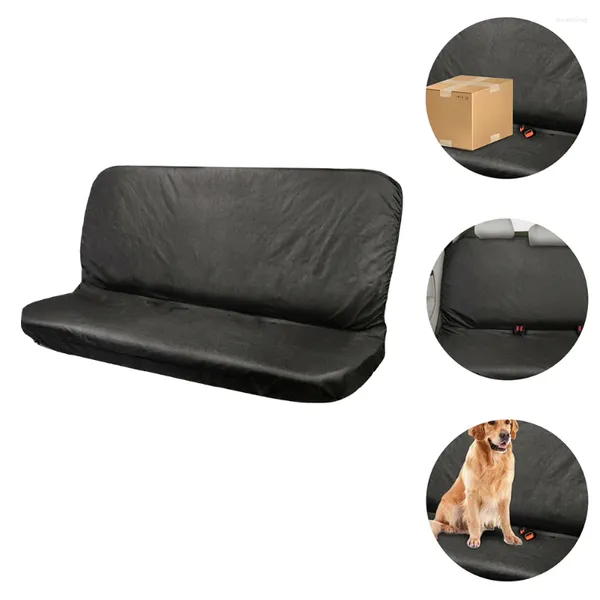 Housse de siège arrière étanche pour porte-chien, décoration de voiture, noire, tapis de Protection pour siège arrière d'animal de compagnie