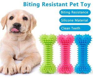Chien mousseux jouets Pet Molar Tooth Cleaner Brosting Stick Dog Brosse de dents Doggy Puppy Dental Care Chog Toy Supplies Pet Toy Bone Toy3299434