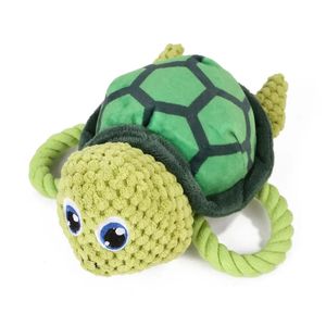 Dog Chew Toys Pet Puppy Squeaky Toy Cute Shark gevulde piepende dieren pluche schildpad training kauwen benodigdheden 240328