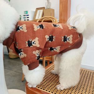 Hondenkleding Autumn en Winter Fashion Brand Small Big Dog Sweater is duurder dan Bear Corgi Teddy Schnauzer Alaska
