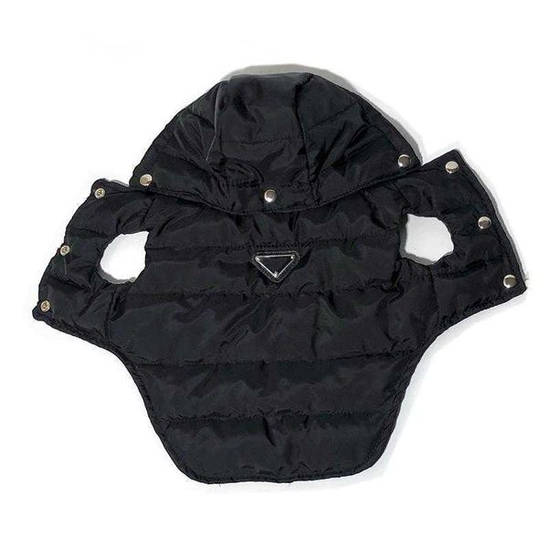 Vêtements pour chiens manteau de créateur d'hiver chaud chien vêtements imperméable coupe-vent gilet pour animaux de compagnie temps froid chiot veste avec chapeaux pour petit moyen grand