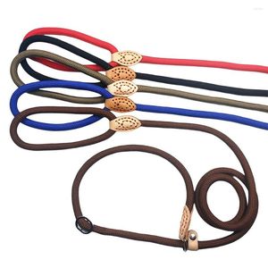 Colliers pour chiens 1.8M laisse multifonction P chaîne collier coulissant pour animaux de compagnie fils de marche corde en Nylon chiot fournitures de Traction