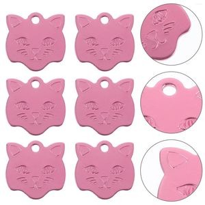 Halsbanden 10 stuks Tag Huisdier Leuke Tags Identificatie Accessoires Huisdieren Puppy Aluminium Naam Kraag Charms