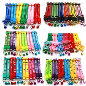 Colliers pour chiens 12 pièces collier de chat laisse chiot chaîne boucle de sécurité ceinture identifier réglable pour petites races accessoires animal de compagnie