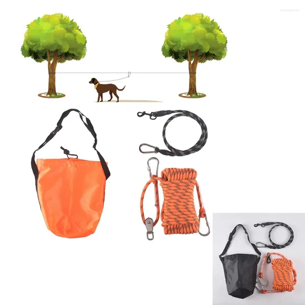 Collares para perros 15 m Correa para acampar Reflectante al aire libre Selección de colores multicolor Suministros para mascotas