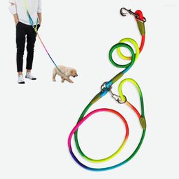 Colliers de chien 1pc corde de Traction de sécurité pour animaux de compagnie mains libres mode Nylon réfléchissant laisse de bandoulière pour petits chiens de taille moyenne