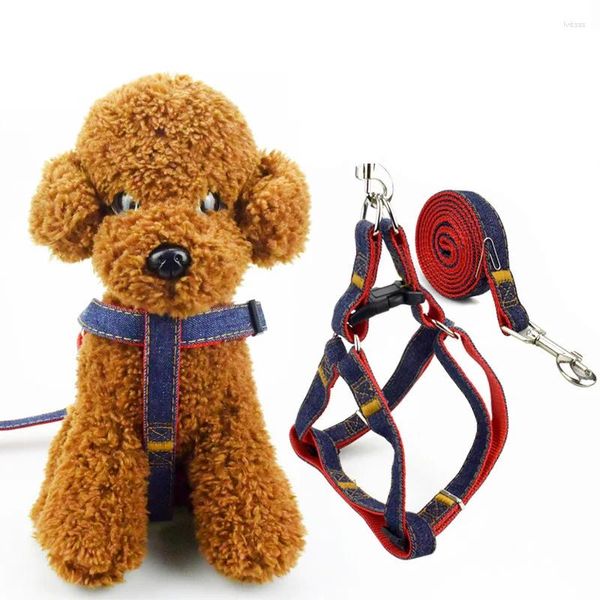 Colliers de chien 1pcs chiens Lash harnais col de collier réglable