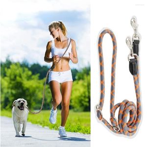 Collares para perros 2,6 M Correa antideslizante manos libres para correr cables de entrenamiento multifuncionales Nylon doble cachorro pequeños perros grandes