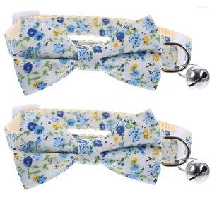 Hondenkragen 2 PCS Kitten Cat Collar Puppy voor kleine puppy's Polyester Nylon Pet Accessoire