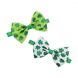 Colliers de chien 2 pcs maquilleurs à nœud papillon chiot réglable pour le ruban de litière Patrick