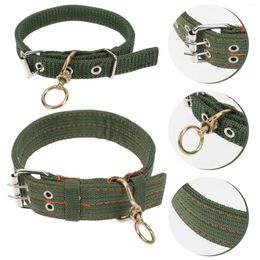 Collares para perros 2 piezas Collar de oveja Accesorios para ganado Suministros para pantorrillas engrosadas Lona Caja fuerte para gatos