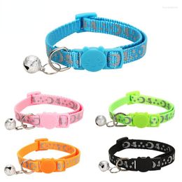 Collari per cani 2 pezzi Collare riflettente all'ingrosso Star Moon Cat Small Medium Nylon Neckband 2023