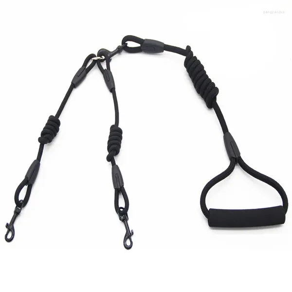 Collares para perros Correa acopladora de 2 vías para dos perros Correas duales para caminar de nailon Correas para mascotas gemelos Pequeño plomo Cachorro Chihuahua Accesorios de cuerda