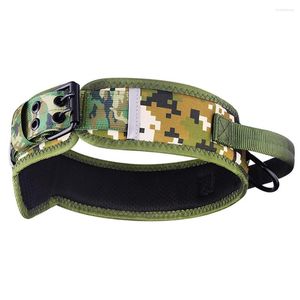 Colliers pour chiens 20 PCs Noir Camouflage Armée Vert Nylon Moyen et Grand Collier Tactique d'Entraînement