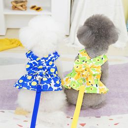 Hondenkragen 2023 lente en zomer mode fancy tractie rok huisdier kleding teddy pomeraniaanse kleding